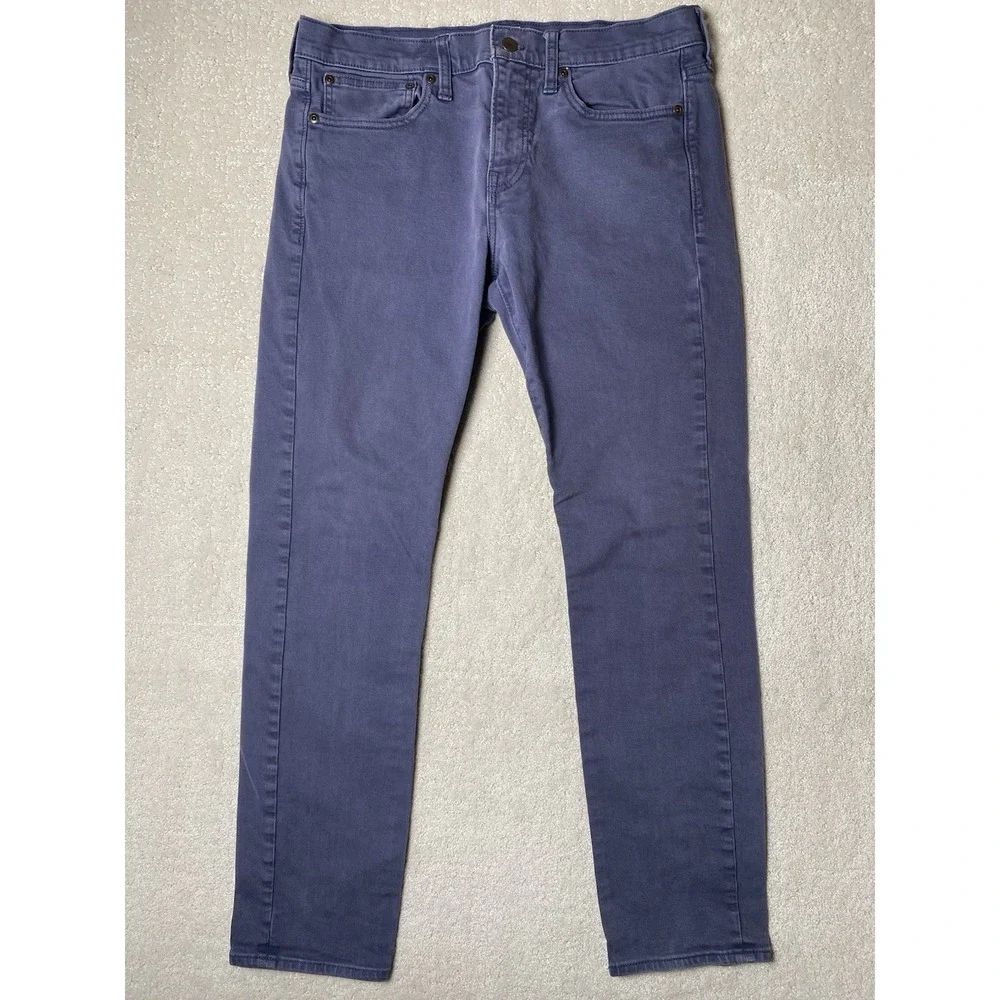 J Crew 484 Slim Lavender Purple Chino Pants Mens Kurabo Japanese Fabric 32x32